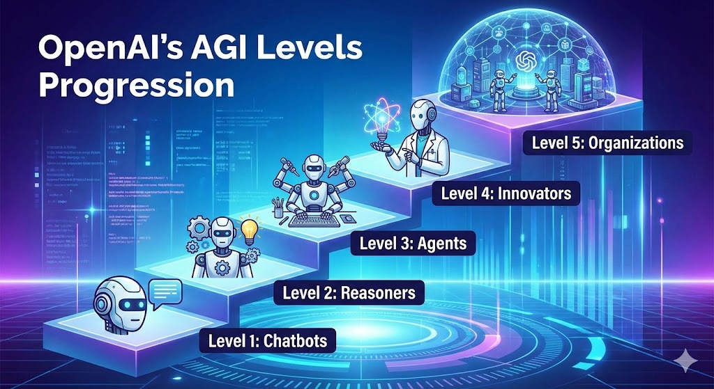 Lộ trình 5 Cấp độ AGI của OpenAI: Chúng ta đang đứng ở đâu trên bản đồ AI? - Trần Huy Long - AI Edu